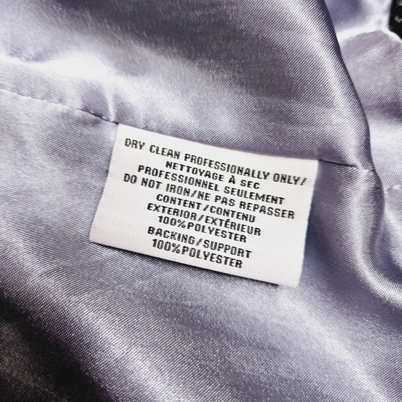 Ameri Mode Women's Blue Faux Snakeskin Jacket LARGE Feather Pull Mob Wife‎ Goth - Picture 8 of 9